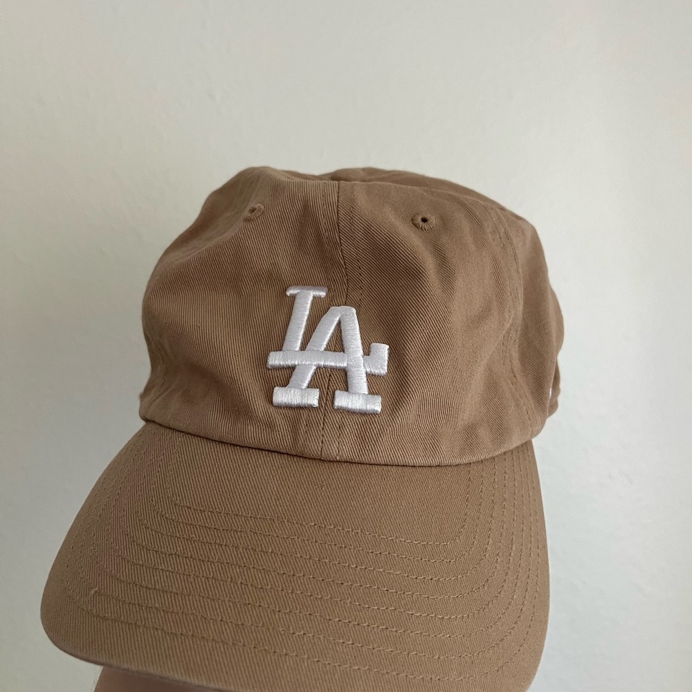 LA Logo Tan Baseball Cap